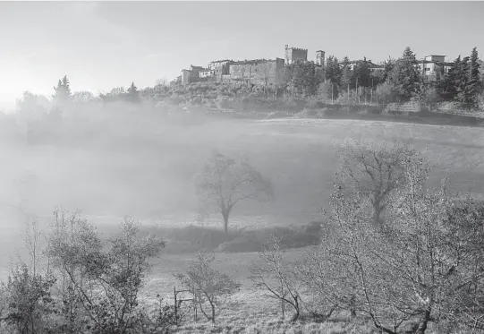  ?? NADIA SHIRA COHEN/THE NEW YORK TIMES PHOTOS ?? The village of Castellina in Chianti, Italy. Much of Castellina’s economy relies on tourism. The lack of visitors has sent the town to more modest times.