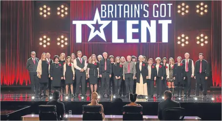  ?? Picture: ITV. ?? Simon Cowell is rooting for the Missing People Choir who will feature in tonight’s final.