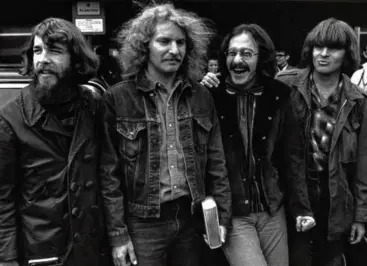  ?? GETTY ?? Creedence Clearwater Revival in 1970, not long after the song “Bad Moon Rising” generated a remarkably common mondegreen.