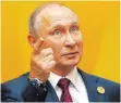  ?? FOTO: JORGE SILVA ?? Der russische Präsident Wladimir Putin