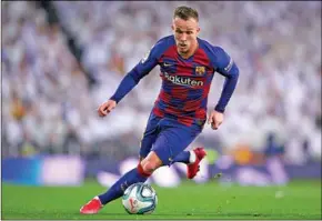  ??  ?? Juventus is in de transferma­rkt voor Arthur Melo, maar de Braziliaan wil niet vertrekken bij Barcelona. (Foto: Goal)