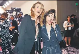  ?? Al Seib Los Angeles Times ?? LAURA DERN, left, an academy governor, with actress nominee Sally Hawkins.