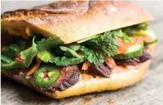  ?? MilkStreet ?? ■ Vietnamese Skirt Steak Sandwiches.