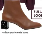  ??  ?? Hållbart producerad­e boots, 4 425 kr, Dear Frances.