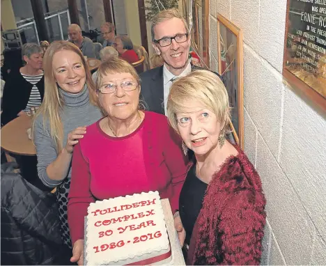  ??  ?? TULLIDEPH Sheltered Housing Complex in Dundee celebrated its 30th birthday with a party for residents.
Senior sheltered housing warden Gary Cooper said: “I am glad so many residents came along to celebrate with us.
“After 30 years, Tullideph is still...