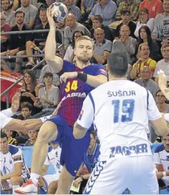  ?? // I. PAREDES ?? El Barça ganó al Zagreb en el Palau en el debut de Palmarsson