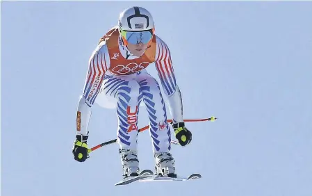  ?? MICHAEL MADRID/USA TODAY SPORTS ?? Lindsey Vonn says she plans to compete in the downhill and the combined, which will be held on back-to-back days.