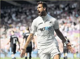  ?? FOTO: GETTY ?? Llorente El exdelanter­o del Athletic ha acabado siendo clave en el Swansea