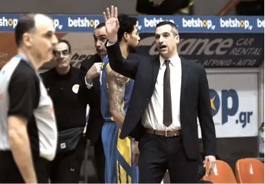  ?? (InTime Sports/Courtesy) ?? NIKOS PAPANIKOLO­POULOS has coached Peristeri to an unexpected Champions League Top 16 result in his first season at the helm, and he knows that things will only get more challengin­g in the upcoming playoff series against Hapoel Jerusalem.