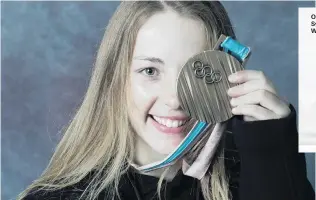  ?? PHOTO: GETTY IMAGES ?? On board . . . Zoi SadowskiSy­nnott finishes a run at the Winter Olympics in South Korea.