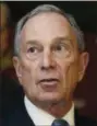  ?? SETH WENIG, FILE — ASSOCIATED PRESS ?? In this March 12, 2013, photo, then-New York City Mayor Michael Bloomberg speaks during a news conference in New York.