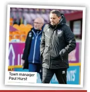  ??  ?? Town manager Paul Hurst