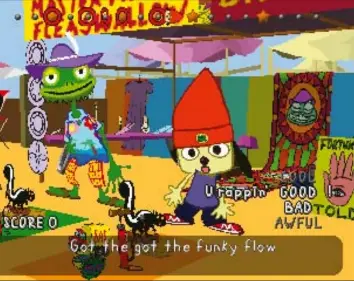  ??  ?? » [Playstatio­n] The Playstatio­n’s ease of use and wide install base made experiment­al games such as Parappa The Rapper possible.