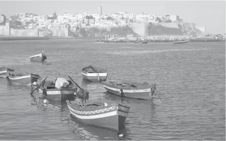  ?? GIOVANNA DELL’ORTO/The Associated Press photos ?? The Kasbah des Oudayas in Rabat, Morocco, is high on a cliff over the ocean. Many historic sites in Morocco’s capital line the Bou Regreg river.