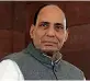  ??  ?? Rajnath Singh