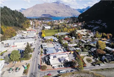  ??  ?? 134 Gorge Rd, Queenstown, sits on a freehold corner site of about 2142sq m.