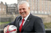  ?? GETTY IMAGES ?? Hamilton old boy Warren Gatland is announced as the head coach of the British and Irish Lions in Edinburgh earlier this month.