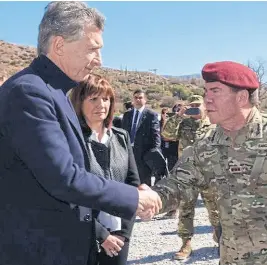  ?? Archivo ?? Macri movilizó al Ejército a la frontera norte