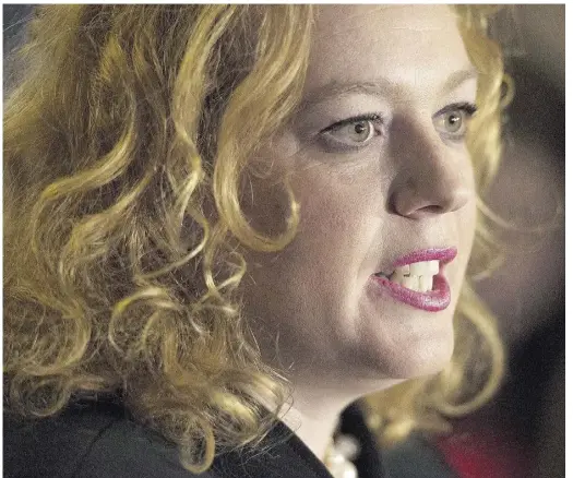  ?? Da rren Calabrese / The Cana dian Press ?? MPP Lisa MacLeod says she has to think about whether seeking federal office suits her family and her supporters at home.