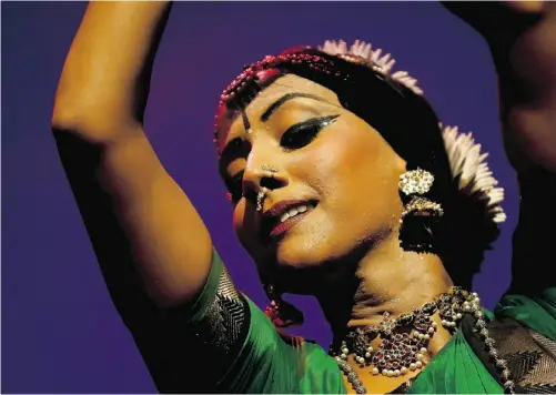 ??  ?? SUPPLIED, JORGE VISMARA Mythili Prakash, who hails from L. A., California, has recently risen to prominence in the dance annals of Chennai, the hotbed of South India (Carnatic) performanc­e arts in India. She performs Saturday at the Royal Alberta Museum.