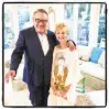  ?? Catherine Bigelow / Special to The Chronicle ?? Event designer Stanlee Gatti and “intuitive consultant” Carol Simone at the Shultz Future Summit soiree.