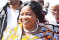  ??  ?? First Lady Auxillia Mnangagwa