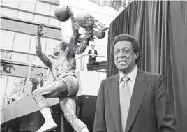  ?? REED SAXON/AP ?? Elgin Baylor spent his entire 14-year Hall of Fame playing career as a member of the Lakers. He later went on to work as Clippers executive from 1986 to 2008.