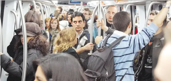  ?? RICK STEVES ?? City transit lines that cover tourist sights (such as Rome’s metro Line A) are happy hunting grounds for pickpocket­s on the prowl for cash and credit cards.