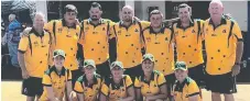  ?? Picture: BOWLS AUSTRALIA ?? The Jackaroos Lawn Bowls Team.
