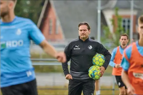  ?? ?? Thomas Thomasberg og Randers FC indleder saesonen ude mod FC Midtjyllan­d den 15. juli.
Foto: Claus Bonnerup
/Ritzau Scanpix