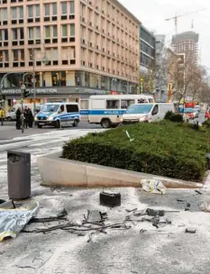  ?? Archivfoto: Britta Pedersen, dpa ?? Die Unfallstel­le in Berlin: Bei einem illegalen Autorennen kam am 1. Februar 2016 ein Autofahrer ums Leben.