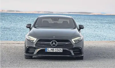  ??  ?? Above: the Mercedes AMG CLS 53 and, below, the E53 Cabriolet.
The performanc­e models feature “mild hybrid” engines and are part of Mercedes’ drive towards producing greener cars.