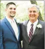  ?? Contribute­d photo ?? Rob Bukowski, left, with his father, Neil Bukowski, founder of Neil’s Donuts.