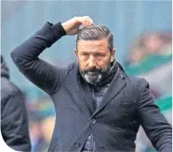  ??  ?? Dons boss McInnes was left pulling out his hair