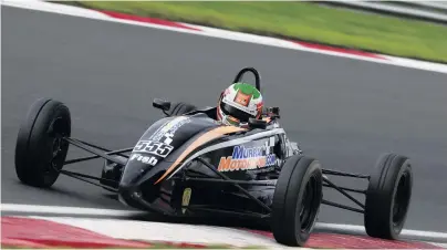  ??  ?? Niall Murray was pushing the limits of hisvan Diemen BD20 at this year’s Formula Ford Festival at Brands Hatch