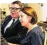  ??  ?? TomWatson and Kezia Dugdale