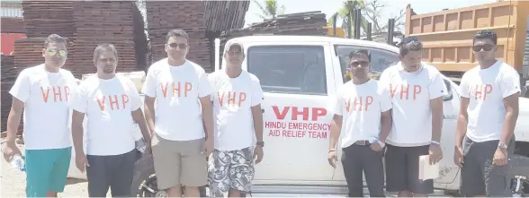  ?? Photo: Jay Dayal. ?? VHP Team at Yalalevu, Ba.