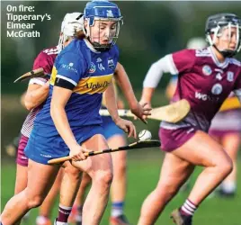  ?? ?? On fire: Tipperary’s Eimear McGrath