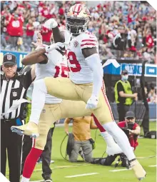  ?? ?? Los 49ers han venido de menos a más en la campaña y sueñan con el Super Bowl.