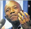  ??  ?? DA LEADER MMUSI MAIMANE