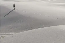  ?? NEW MEXICAN FILE PHOTO ?? White Sands National Monument could be designated a national park, a status that typically brings a higher visibility.