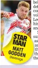  ??  ?? STAR MAN MATT GODDEN Stevenage