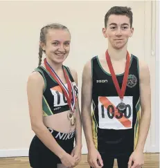  ??  ?? Ella Robinson and Dylan Tomaselli have been in great form