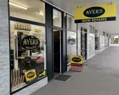  ?? ?? Ayers Shoe Repairs at 166 Hillside Rd in South Dunedin.