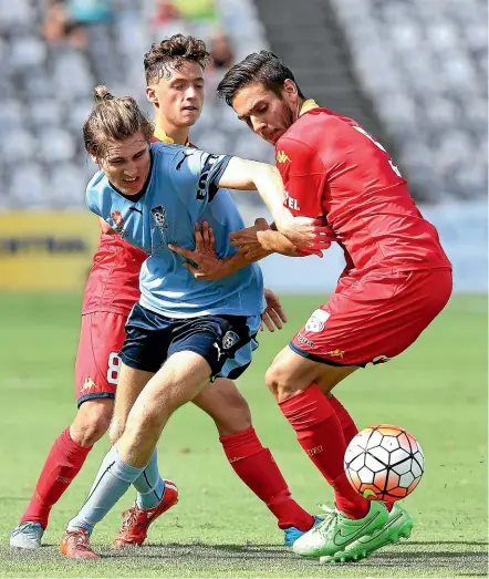  ?? GETTY IMAGES ?? Former Sydney FC youth player Max Burgess has signed with the Wellington Phoenix.