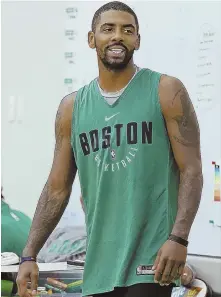  ?? STaff fILE pHoTo By NaNCy LaNE ?? IRVING: Celtics guard able to shrug off team’s penchant for falling into large deficits this season.