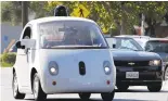  ?? KARL MONDON/STAFF ?? The DMV’s proposed rules have critics saying they will slow developmen­t of self-driving cars.