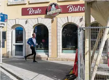  ?? Foto: C. Olinger ?? In einigen Tagen soll es „Bei der Boma“vor allem einheimisc­he Gerichte geben.