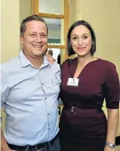  ?? Picture: EUGENE COETZEE ?? MARKETING MOMENT: Doné Louw and Sasha Ella were at the launch of the art tour at No 5 Boutique Art Hotel in Summerstra­nd this week