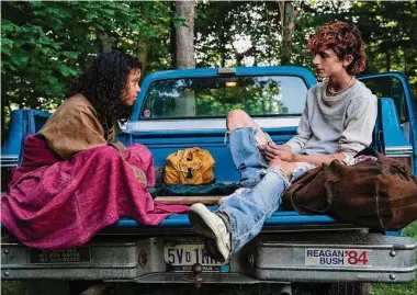  ?? Frenesy Film Company ?? Taylor Russell (left) and Timothée Chalamet play cannibals in Luca Guadagnino’s “Bones and All.”